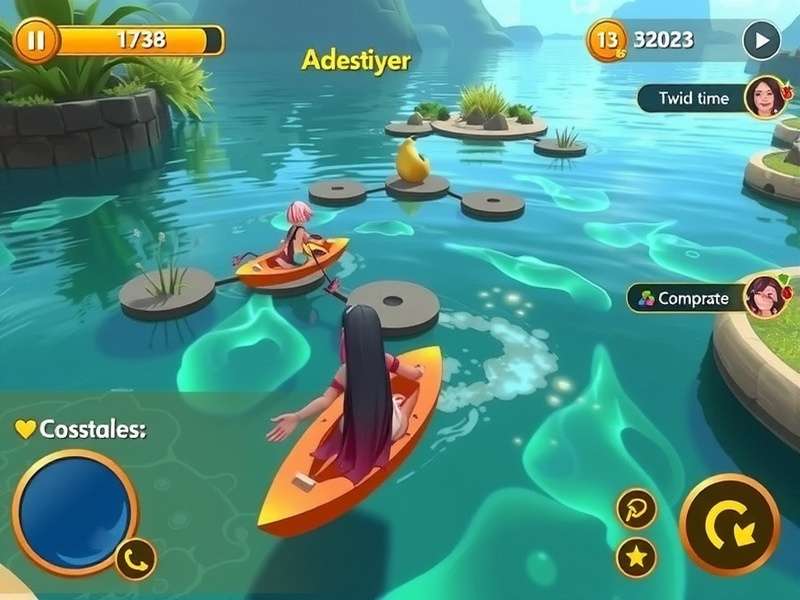 Mystic Waters Journey gameplay screenshot showing aquatic adventure